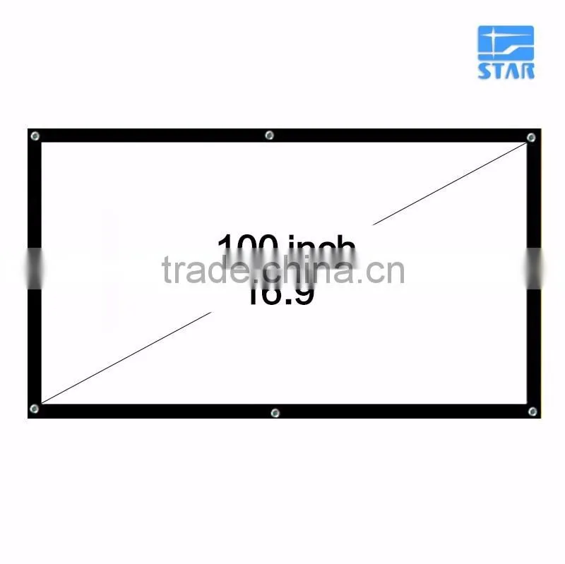 Cheap outdoor projector screen, simple portable screen, film screen, front and rear projection screen,outdoor projector screen