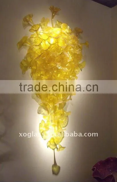 glass art wall decoration xo-8021 and crystal wall decoration