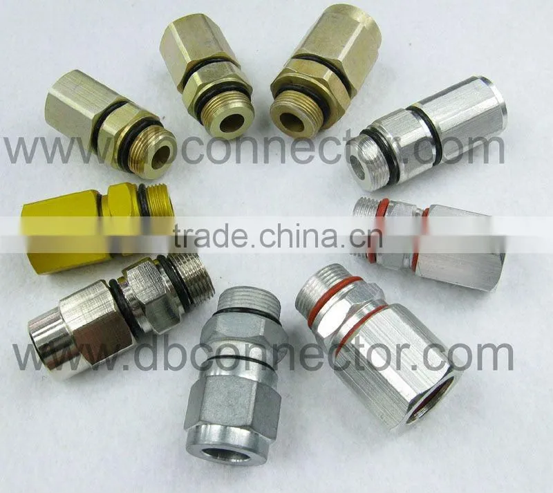 CATV Coax Trunk Cable Feed Thru Connector