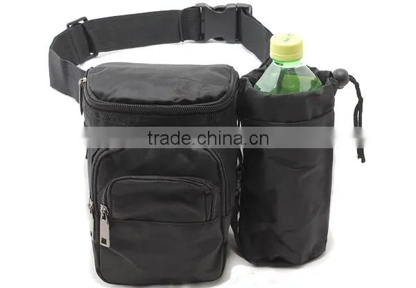 men sport sports water bottle waist bag
