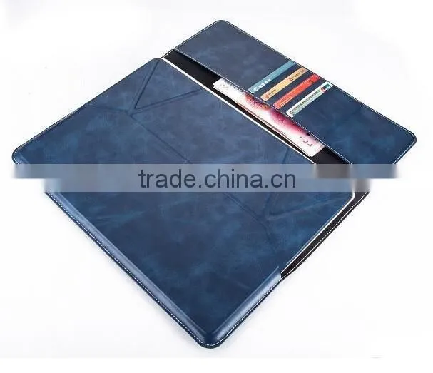 Flexible synthetic PU leather case for ipad, synthetic leather case