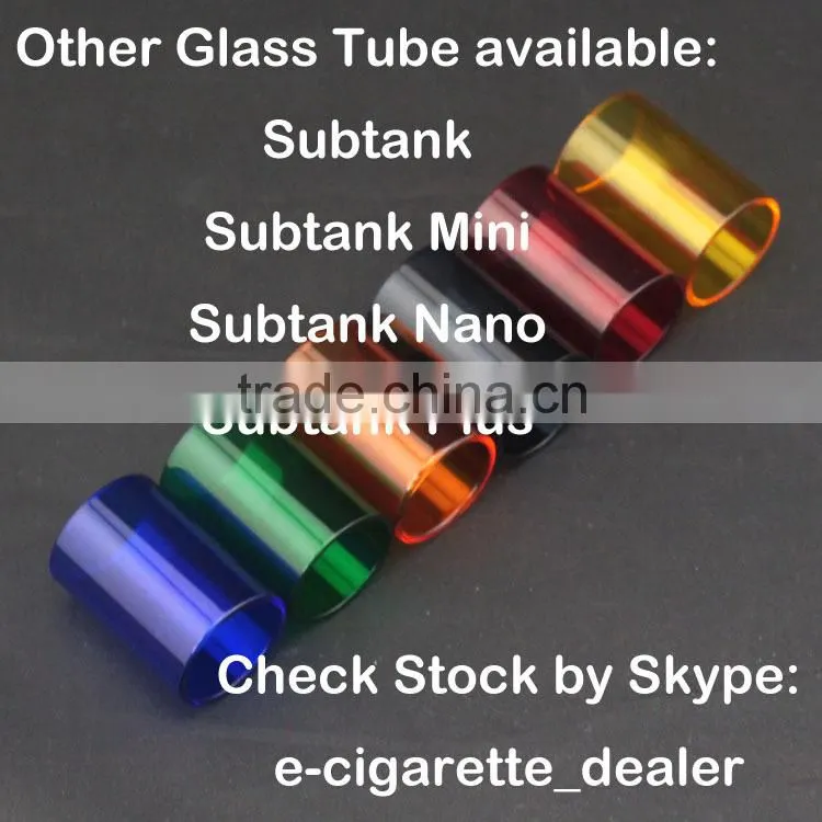 replaceable glass tube for Atlantis V2 RDA Atomizer Glass Tube for SubTank Nano or Sub Tank Mini Glass Tube