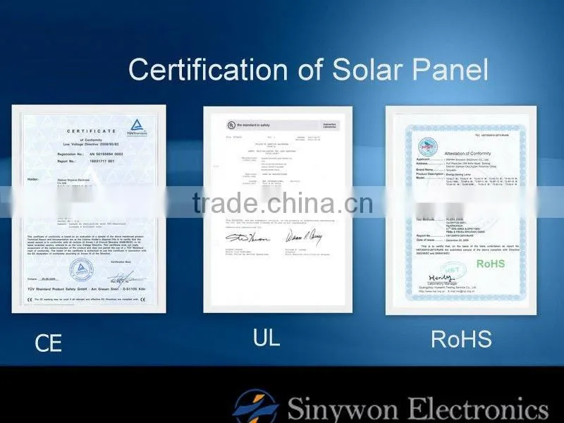 2012 Sinywon Hot Selling 135W Solar Panel with TUV