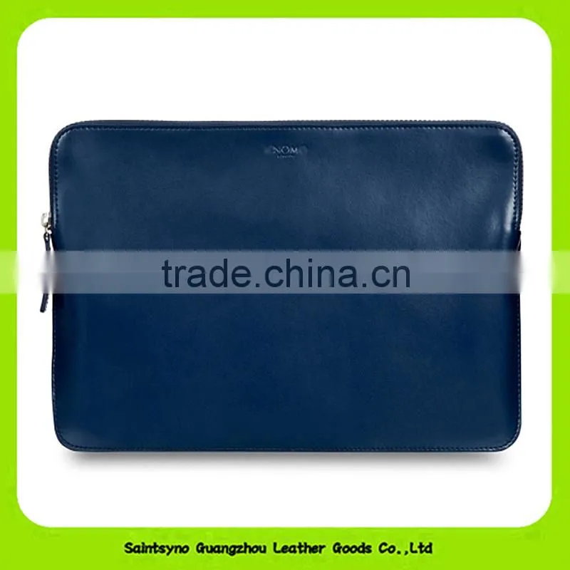 15055 Factory wholesale leather cover case tablet holder with zipper