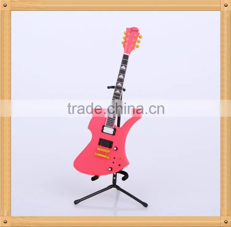 1/6 Mini scale electric guitar model for collection, Oem guitar figurines