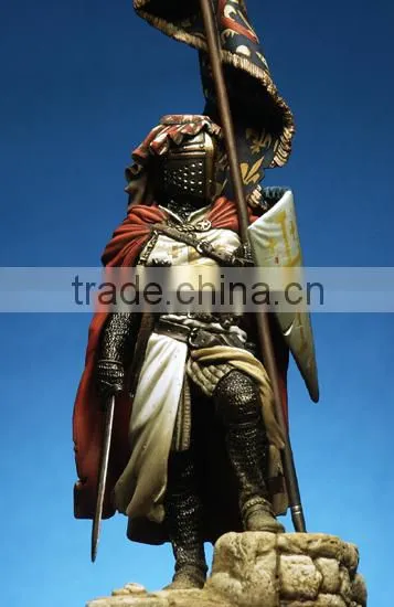 Bronze Home Decorative Resin Figures Soldier