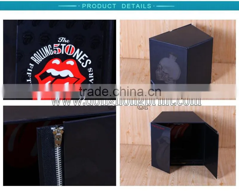 Wholesale matte paper perfume packaging box/Unique perfume box template
