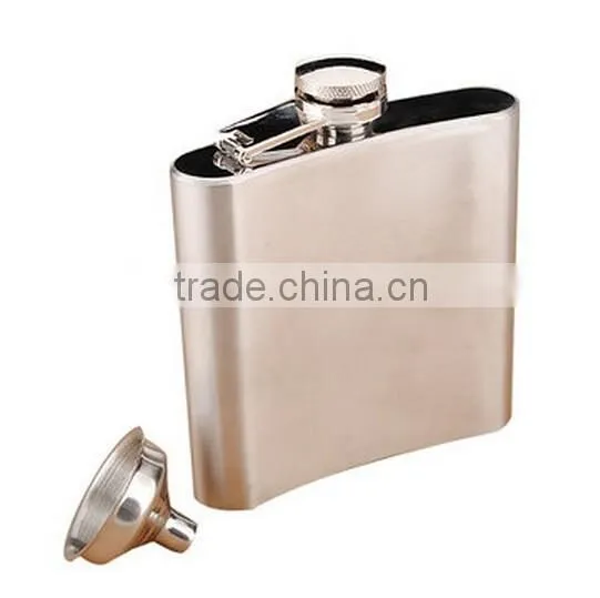 5 OZ Hip Flask With Funnel / Pocket Whisky Liquor / stainless steel wine pot