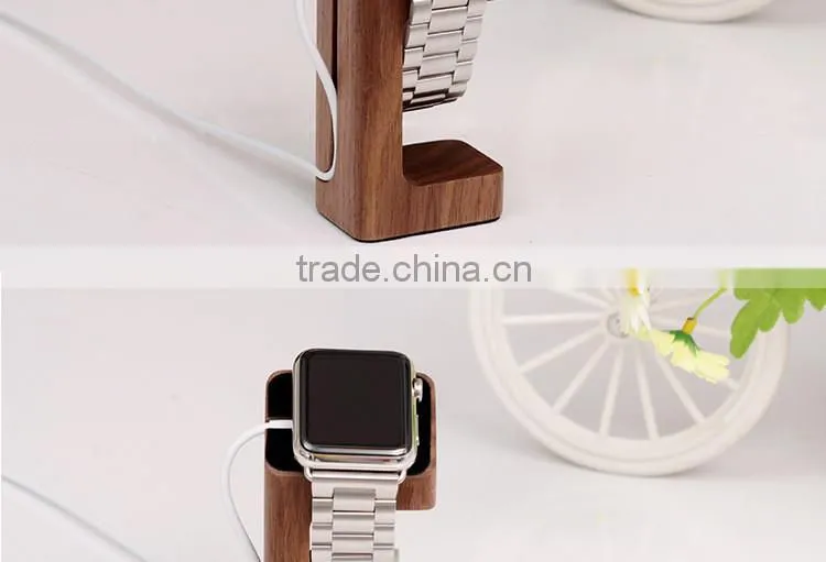 New Products 2016 Stand for apple watch,China Import Items Wood for Apple Watch Stand