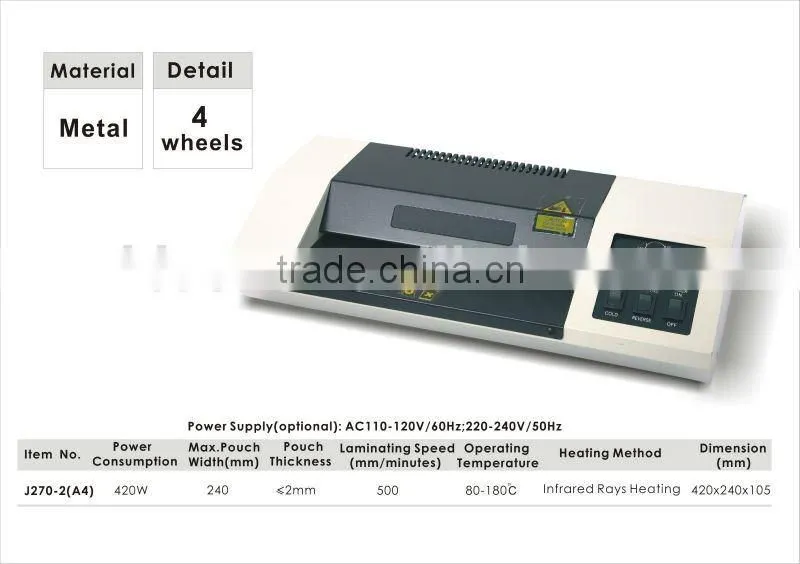 A3 Metal Photo Laminating Machine