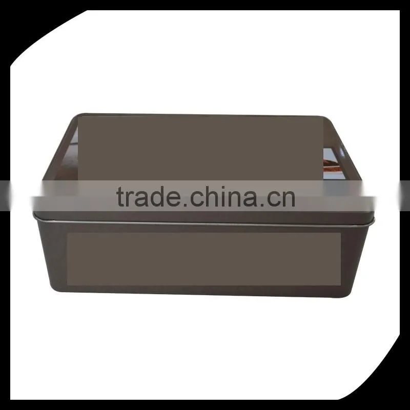metal custom made box/rectangle tin box /custom printed rectangle tin box