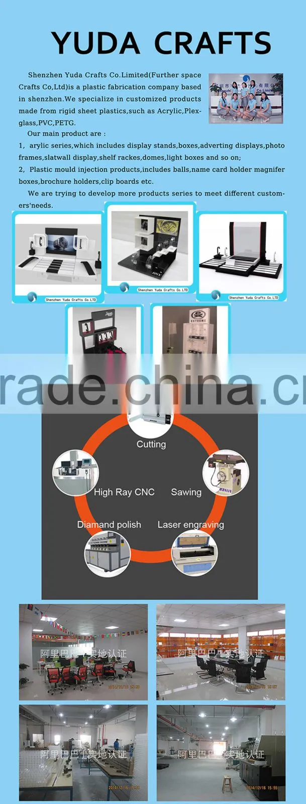 Wholesale custom 5 layer floor standing watch display cabinet for shop