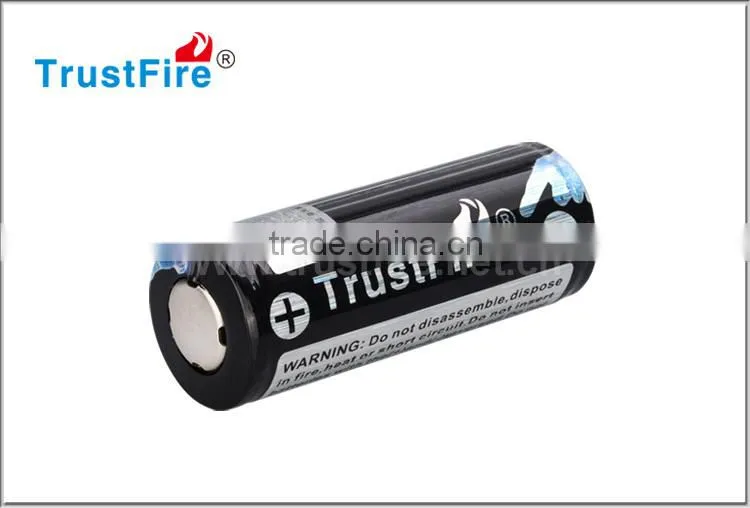 TrustFire rechargeable lithium battery 26650 li-ion battery 4000mAh ICR 3.7v rechargeable battery