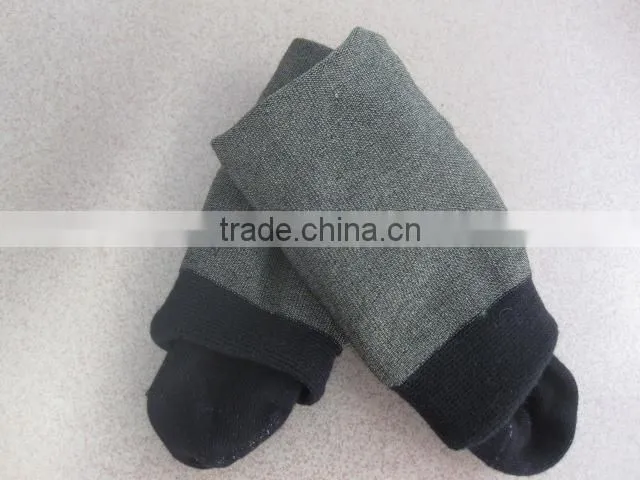 black thick wool diabetic socks