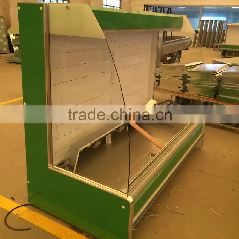 2.5M New design Commercial supermarket fruit vegetable cooler