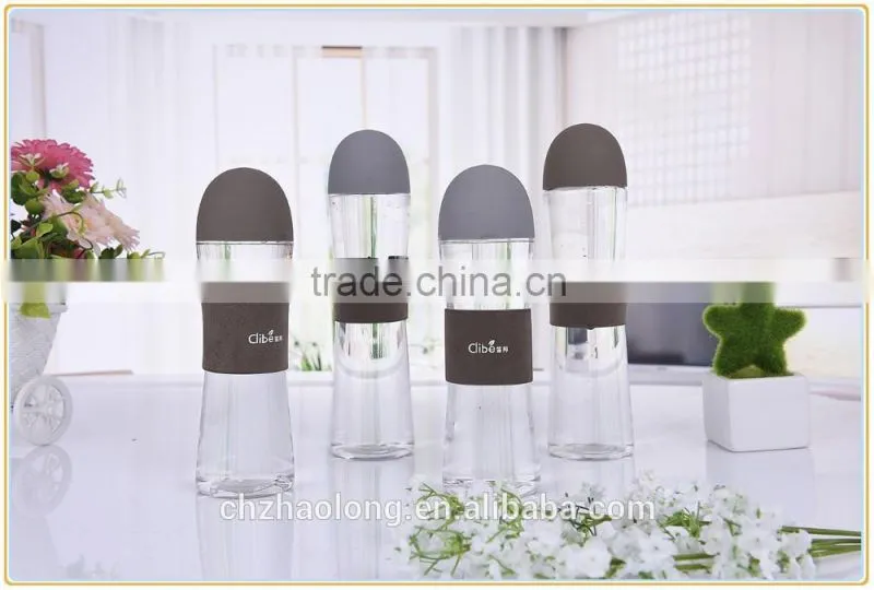 promotional plastic water bottle clear plastic drinking water bottle with fancy design
