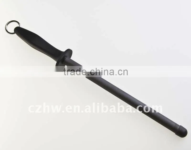 Anti-break honing steel hanging steel ceramic sharpener