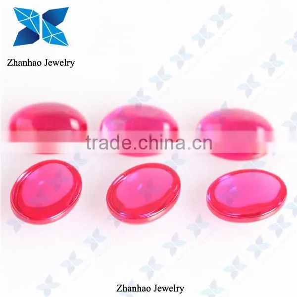 Factory price raw pink ruby rough cabochon stone