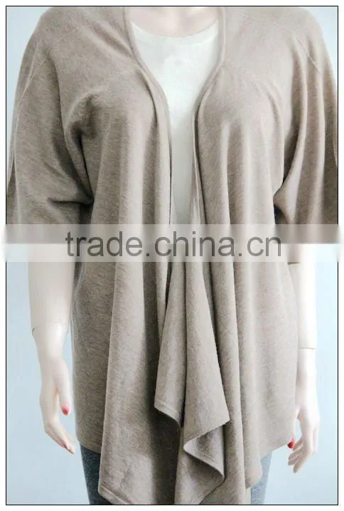short sleeves V neck cardigans