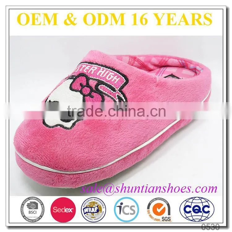 little girls cheap custom made slippers