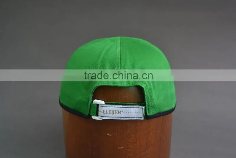Embroidery logo baseball caps with binding