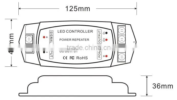 300ma,700ma, 1050ma max 2700ma 1ch led power amplifier