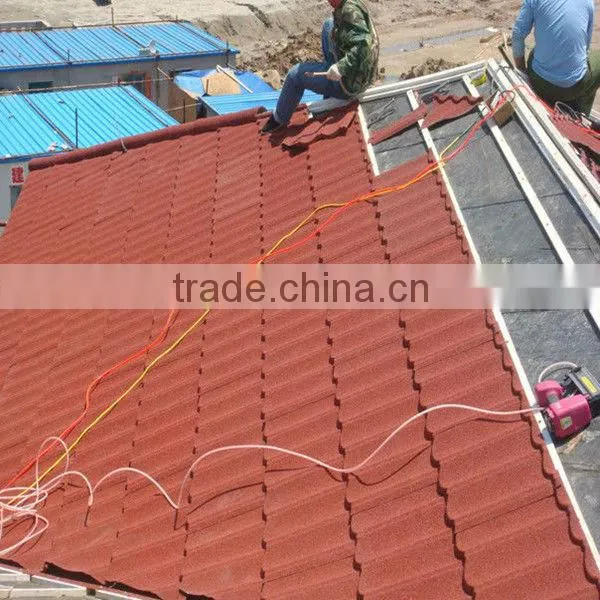 africa house building metal tile with different color made in china