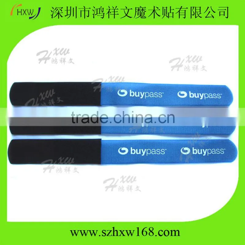 Custom Deluxe Rubber alpine skiing hook loop ski straps