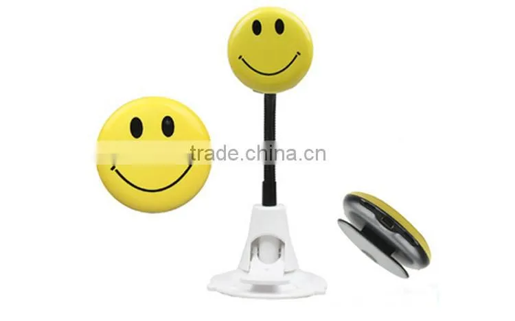 Yellow mini DV recorder smiley face hidden car dvr camera