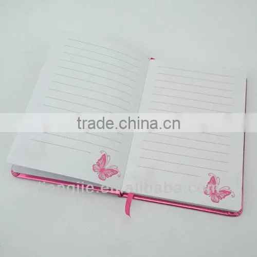 New style spiral notebook with sticky note and pen holder
