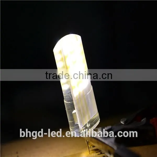 super bright G4 2w 3w direct plug in light 400lm smd newest g4 lamp with double pin
