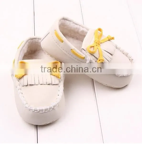 New Winte Fringed With Velvet Baby Toddler Shoes