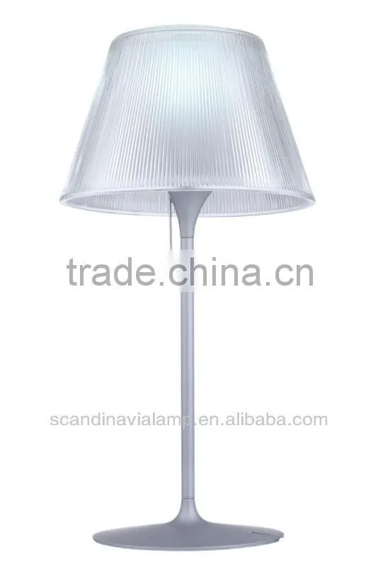 modern interior decorative and desk plastic lamp red table lamp project lighting