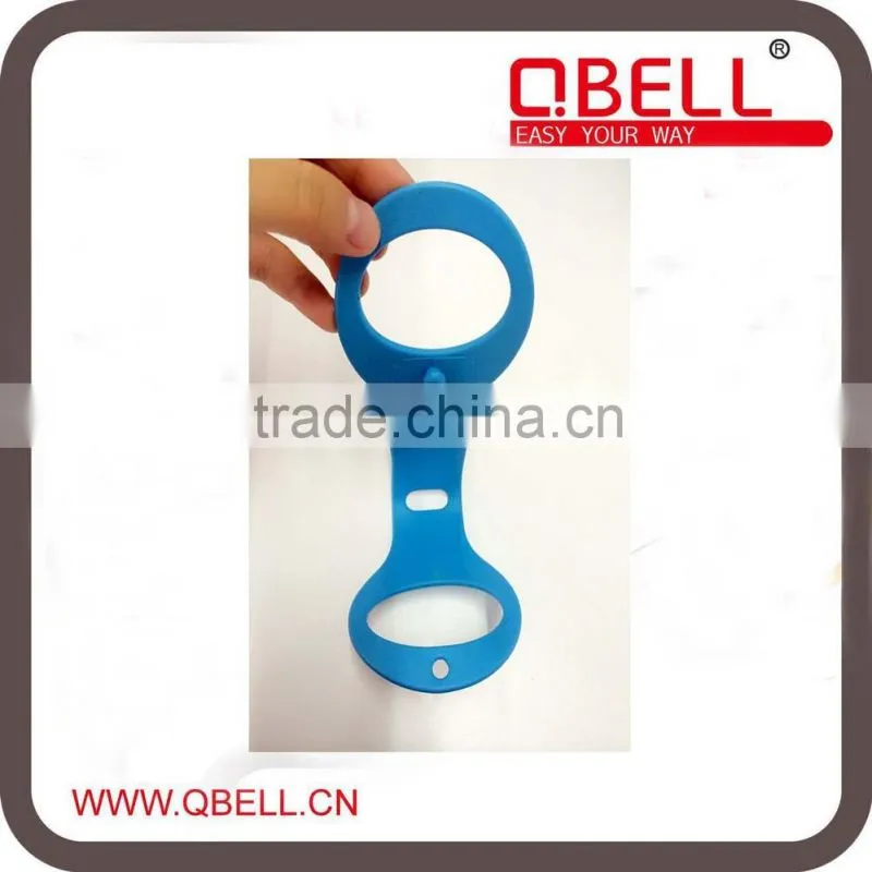 Promotion Cheap Silicone foldable mobile phone charger holder/Colorful cell phone charger holder