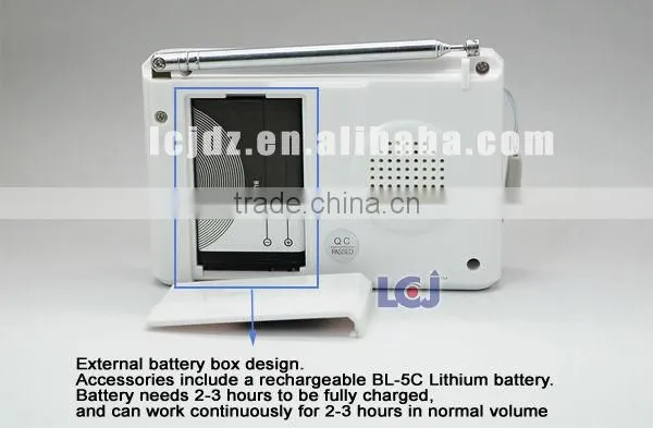 2015 mini active speaker with rechargeable battery