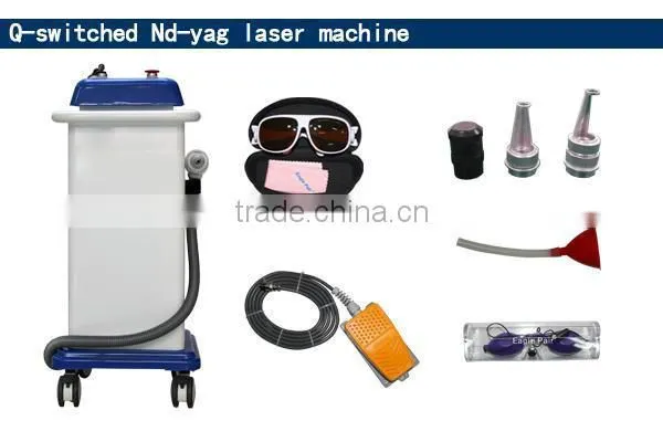 Newest Tattoo Removal Machine Q Switched laser nd yag long pulse