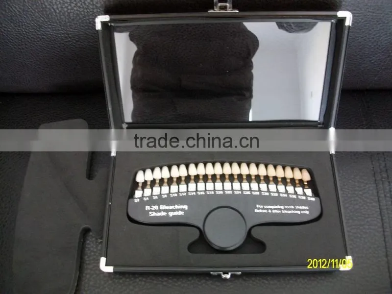 top quality and best price teeth whitening black shade guide, SG20