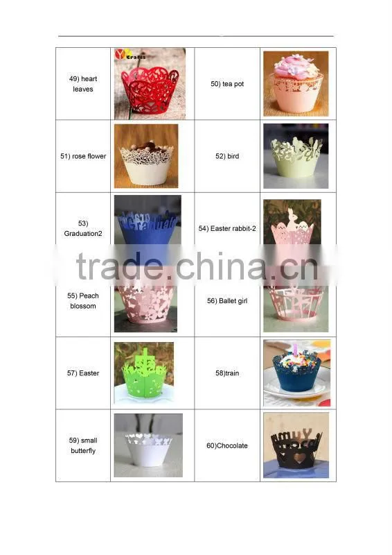 Low price bakery supplies wedding Baking Cups for for 2016 Olympic Game Carnival