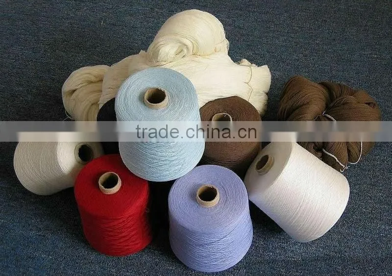 DISCOUNT!!! 2014 100% sheep cashmere yarn,16nm-36nm,raw white and dyed colors