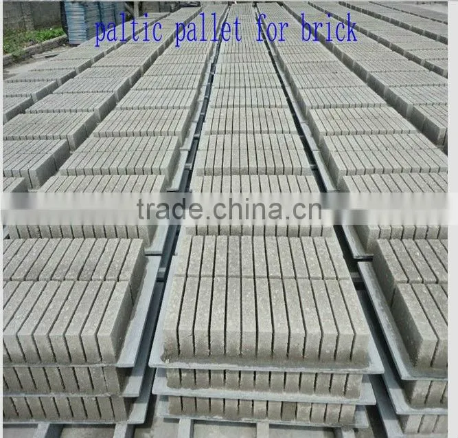 Plastic/PVC pallets for brick making machine with cheap price and long service life