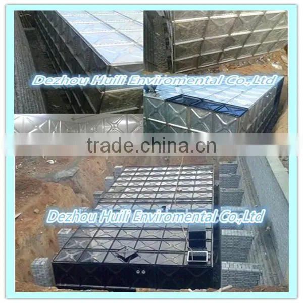 Stainless steel and hot dip galvanized BDF water tank made in Huili
