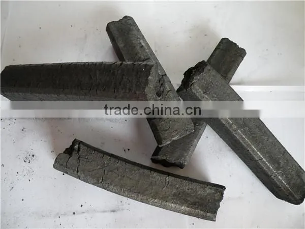 Smokeless 3% low ash charcoal wood briquette