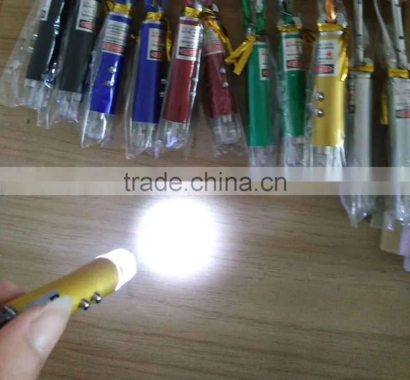 Wholesale Mini Metal Keychain Laser Flashlight