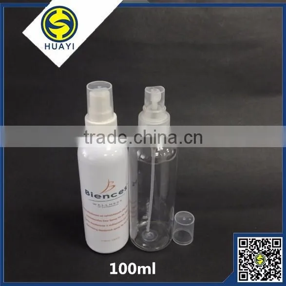 100ml empty pet plastic perfume bottles