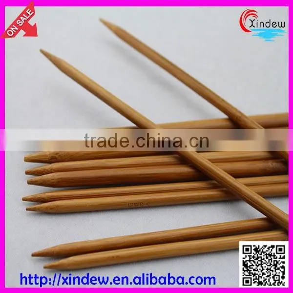 35 cm carbonized bamboo knitting needle in OPP bag