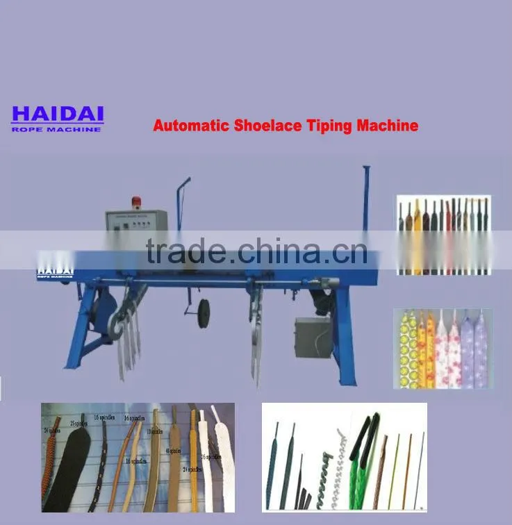 Full-automatic shoelace tipping machine
