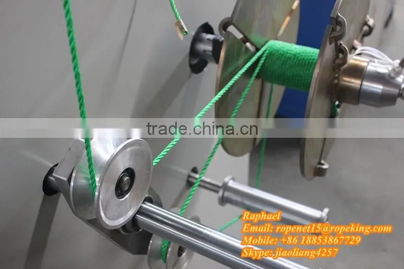 Coil winding machine for rope baler twine coil making machine coiler machine: ropenet15@ropekig.com
