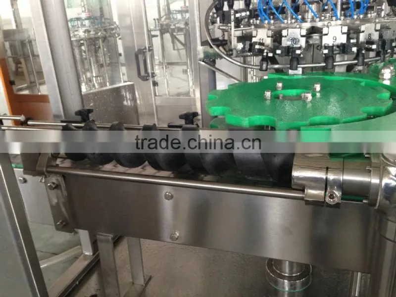 glass /pet bottles gas contained drinks producution line