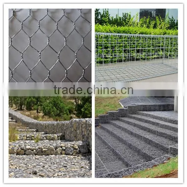 Polyester coated gabion basket 2m x 1m x 1m
