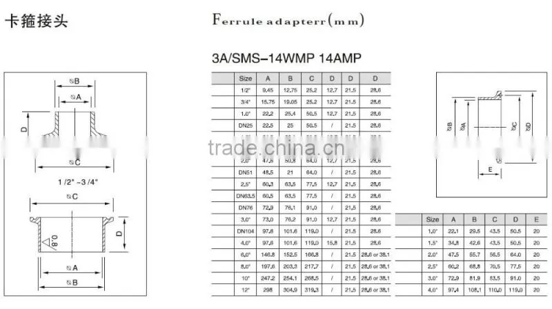 good quality stainless steel 304 clamps clamp